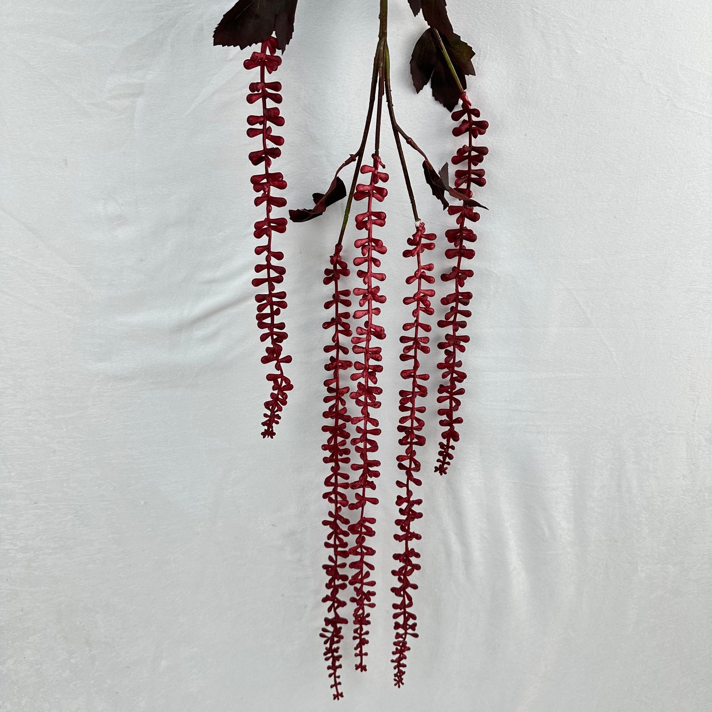 Red Real Touch Buddha Beads Stem