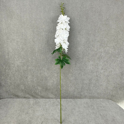 White Silk Spring Larkspur Stem