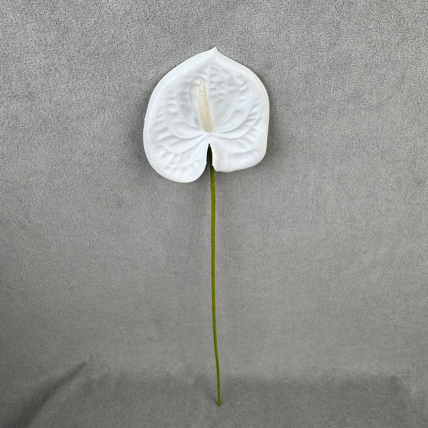 White Real Touch Anthurium Stem