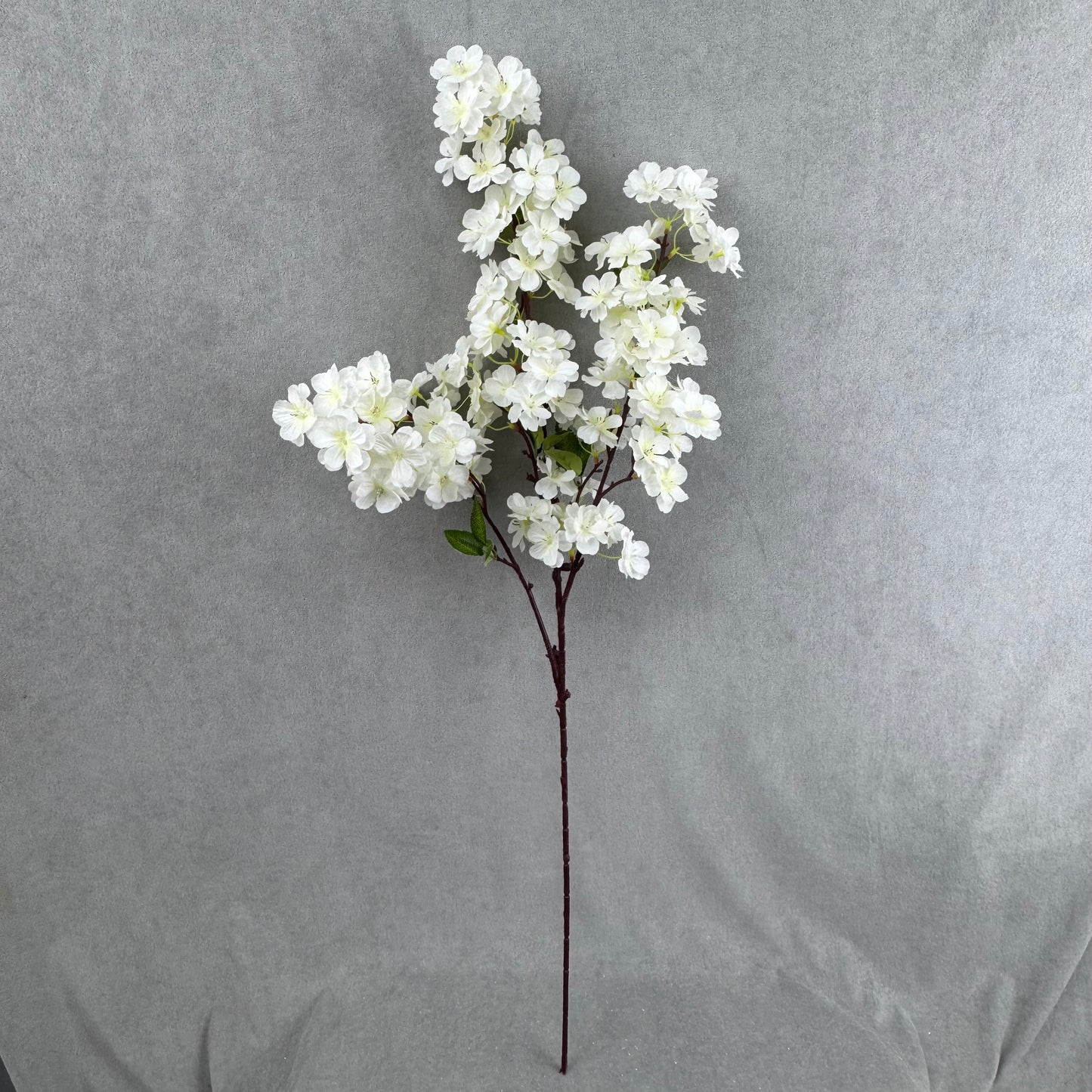 Ivory Silk New Pastoral Large Cherry Blossom Branch