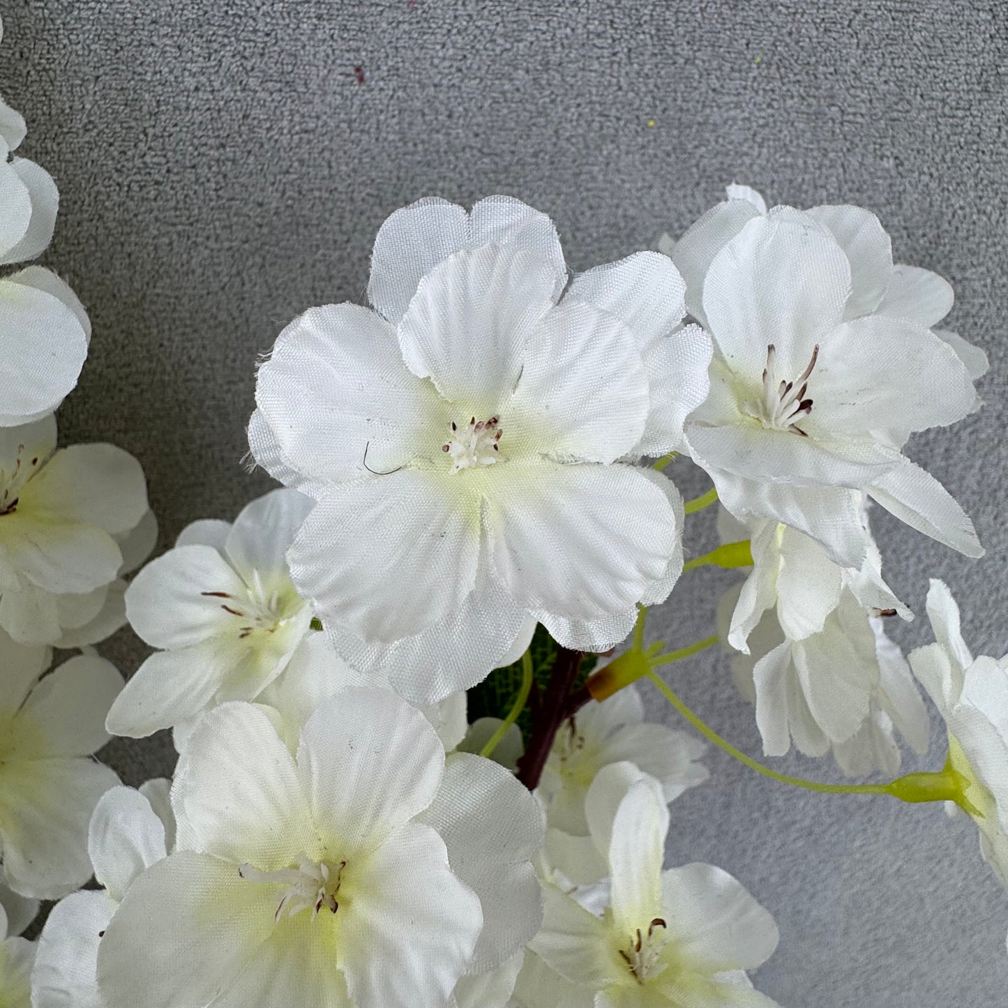 Ivory Silk New Pastoral Large Cherry Blossom Branch