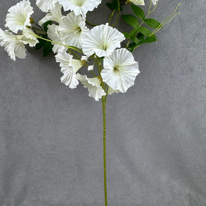 Ivory Silk Morning Glory Spray
