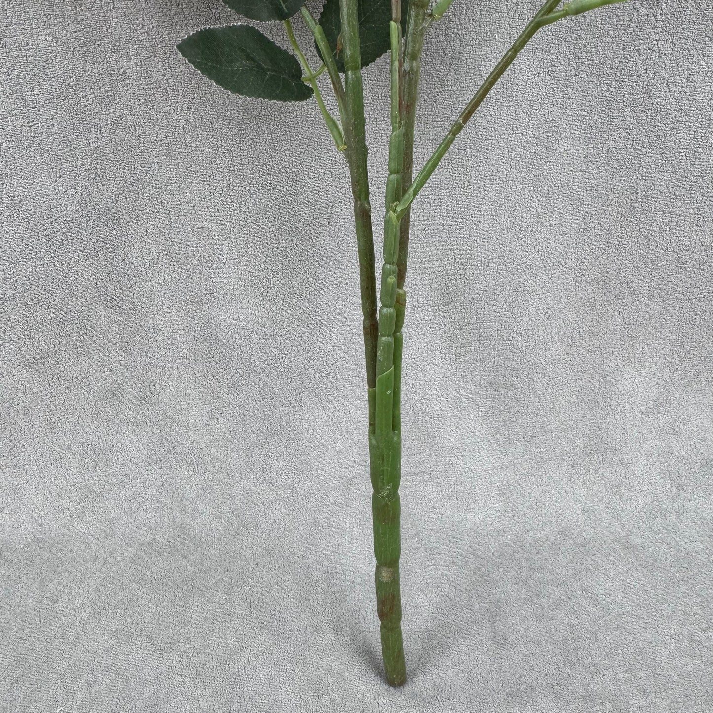 Ivory Silk Classic Rose Branch - 8 Heads
