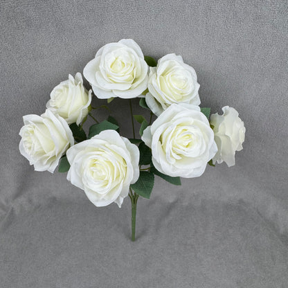 Ivory Silk Happiness Rose Bush - 7 Heads
