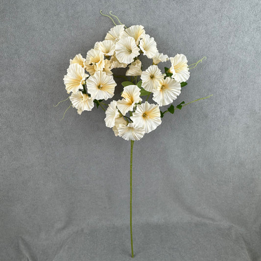 Champagne Silk Morning Glory Spray