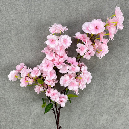 Pink Silk New Pastoral Large Cherry Blossom Branch