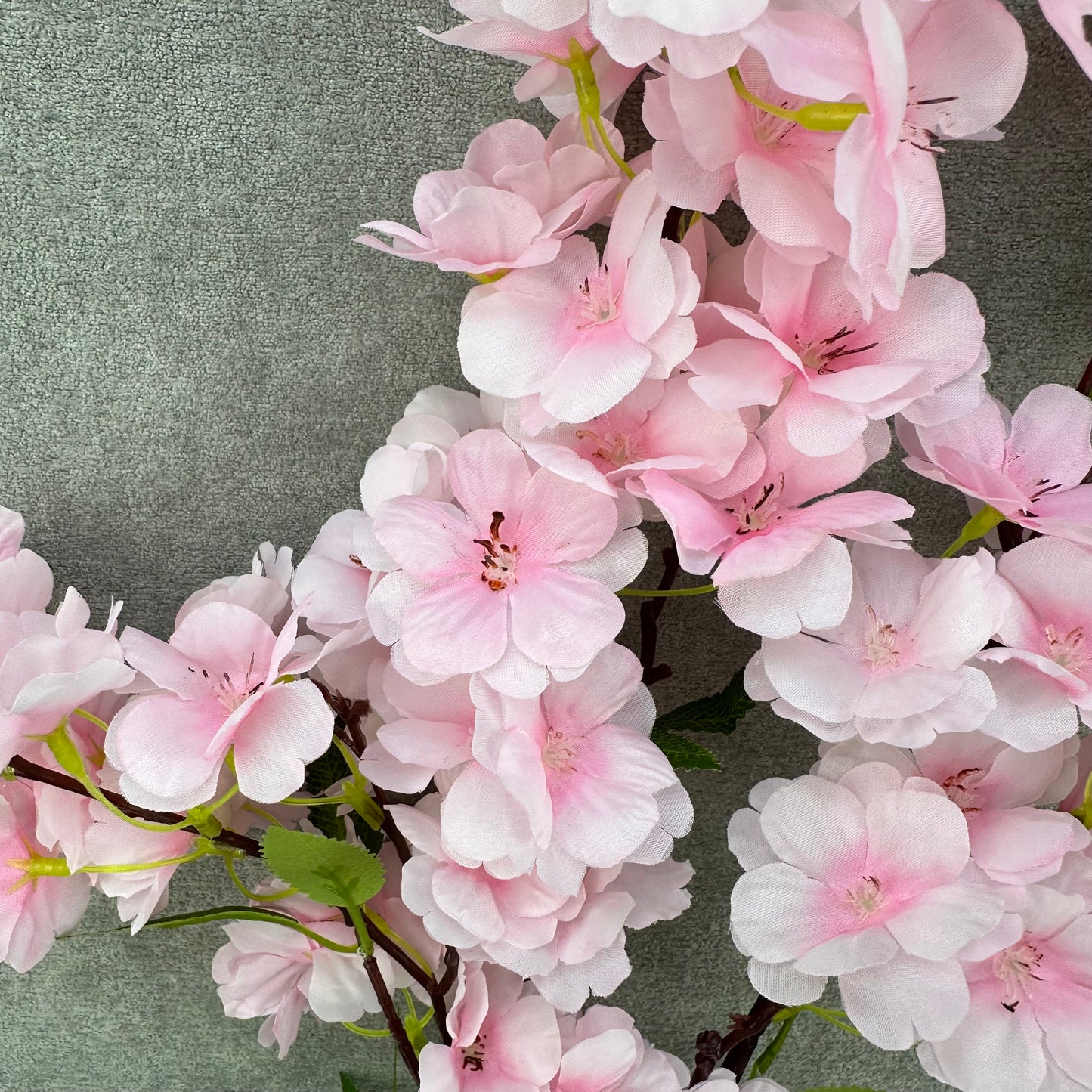 Pink Silk New Pastoral Large Cherry Blossom Branch