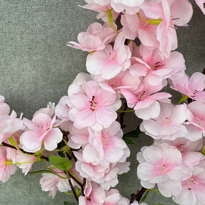 Pink Silk New Pastoral Large Cherry Blossom Branch