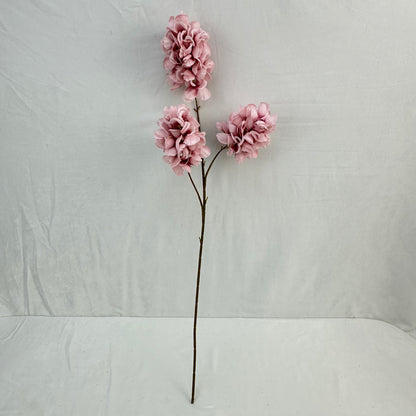 Pink Silk Golden Bell Narcissus Spray - 3 Heads
