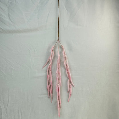 Pink Silk Amaranthus Stem