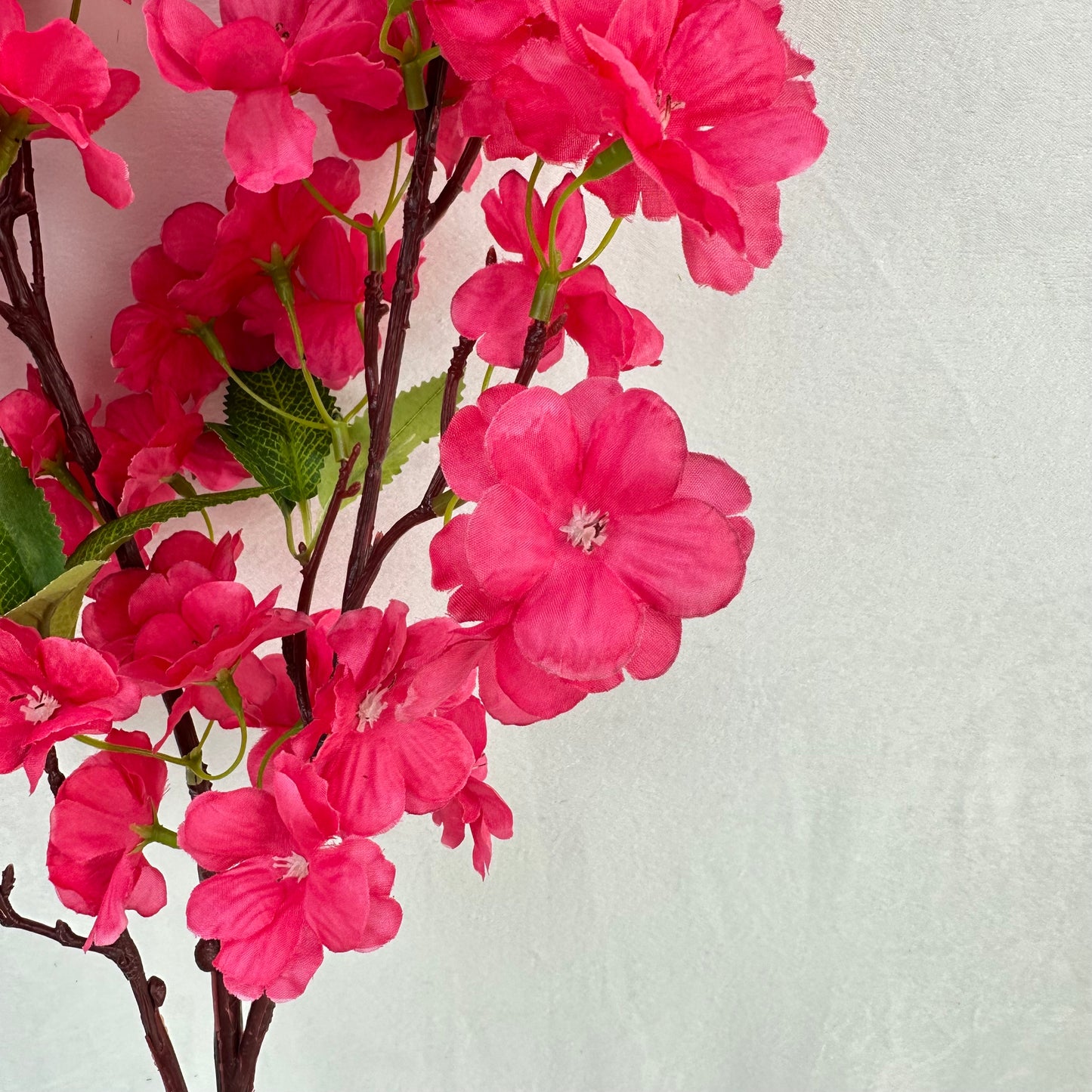 Pink Silk New Pastoral Large Cherry Blossom Branch