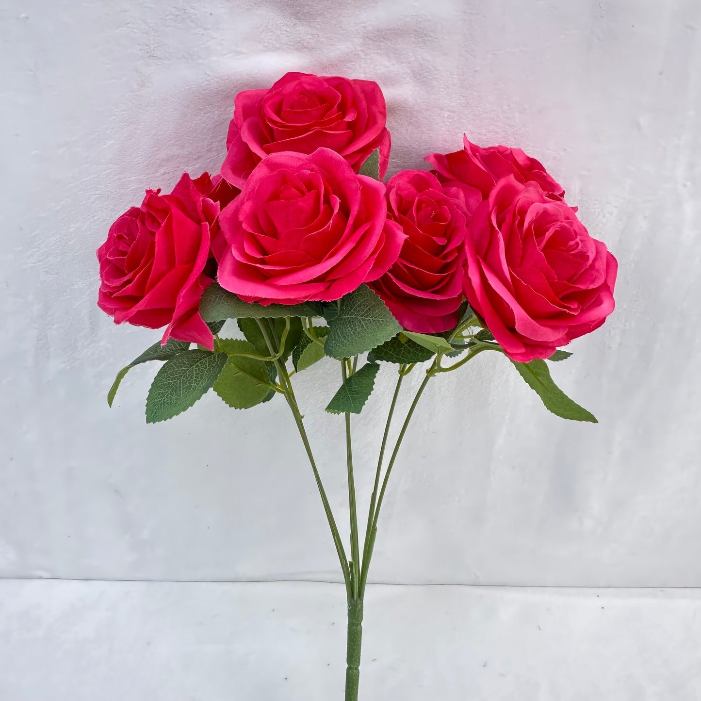 Pink Silk Happiness Rose Bush - 7 Heads