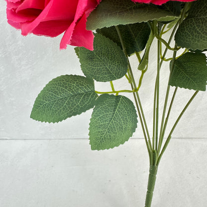 Pink Silk Happiness Rose Bush - 7 Heads