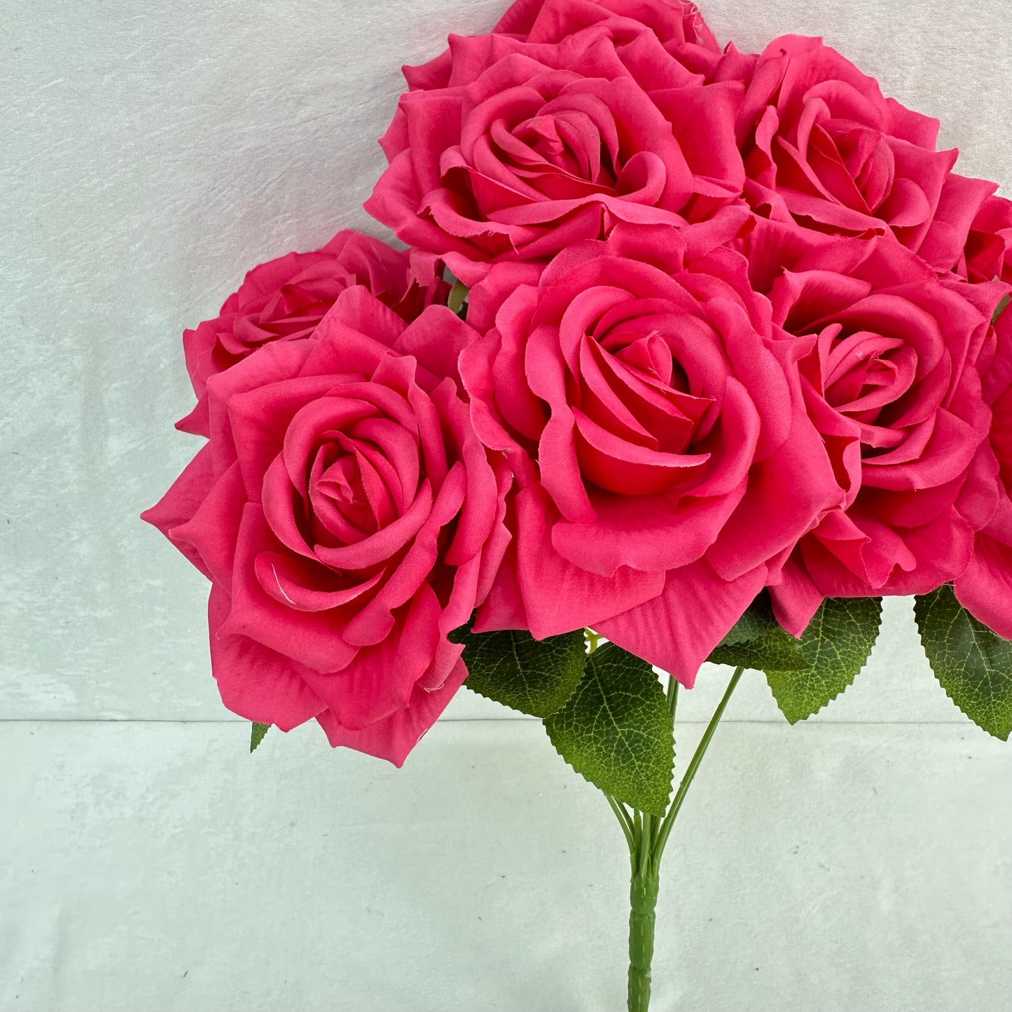 Pink Silk Fruit Rose Bush - 9 Heads