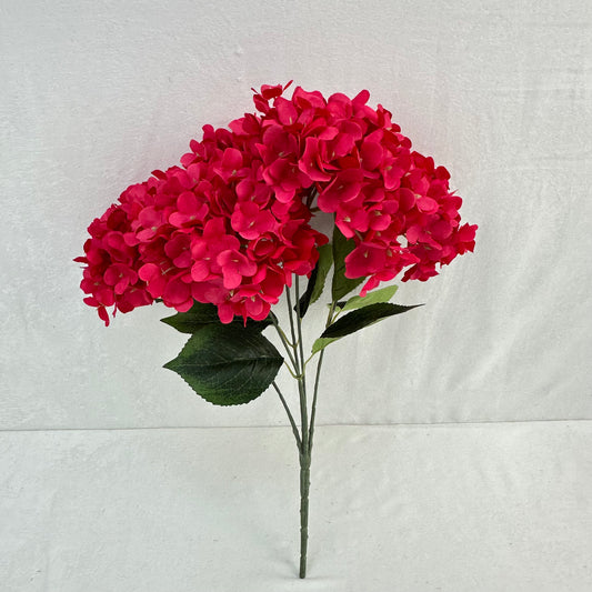 Pink Silk French Hydrangea Bush - 5 Heads