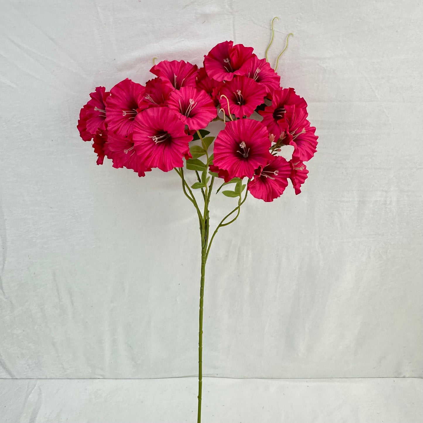 Pink Silk Morning Glory Spray
