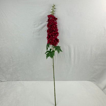Red Silk Spring Larkspur Stem