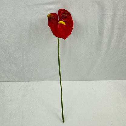 Red Real Touch Anthurium Stem