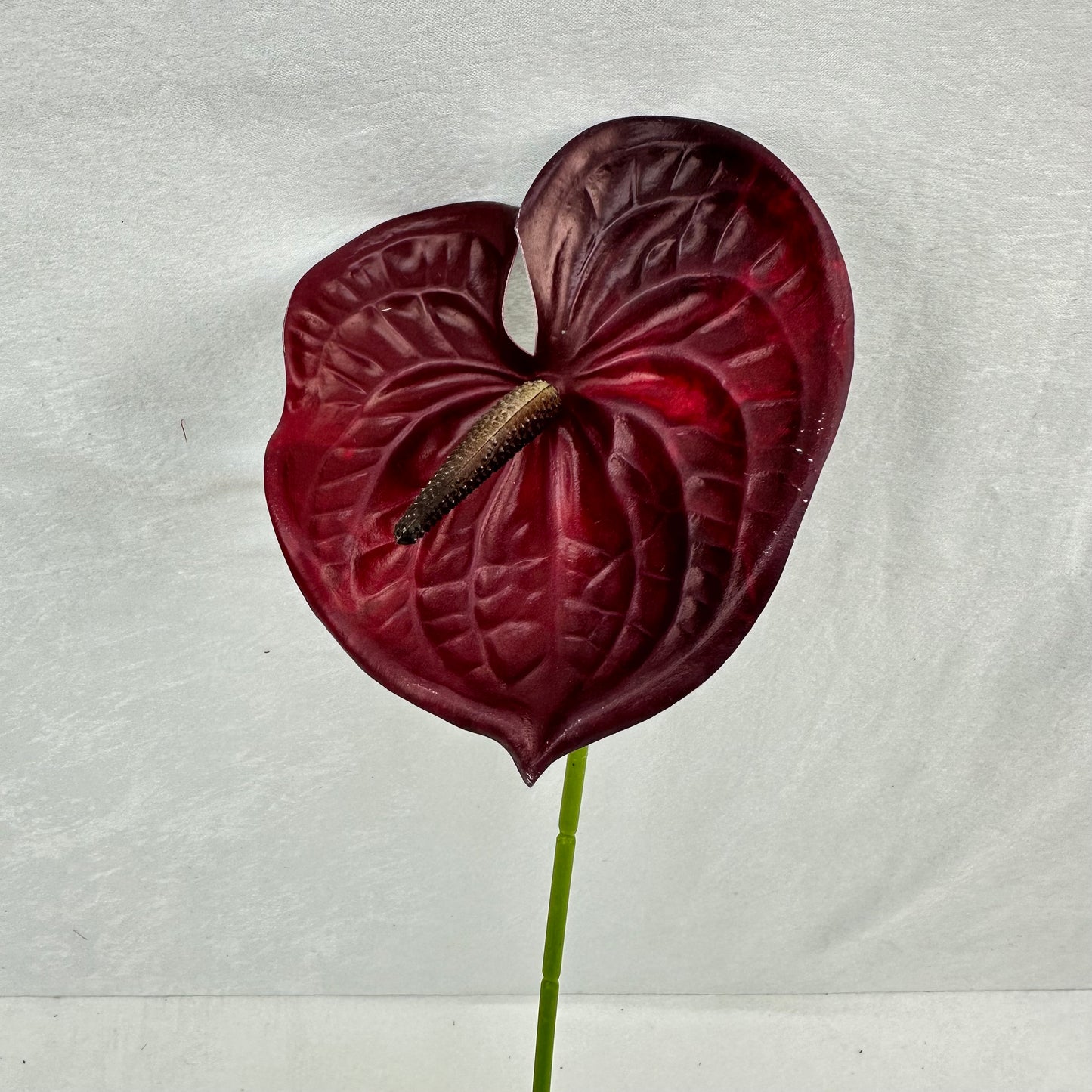 Red Real Touch Anthurium Stem