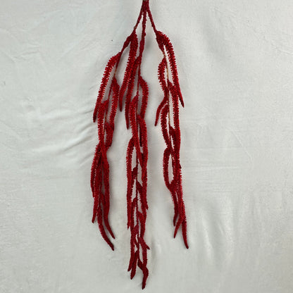 Red Silk Amaranthus Stem