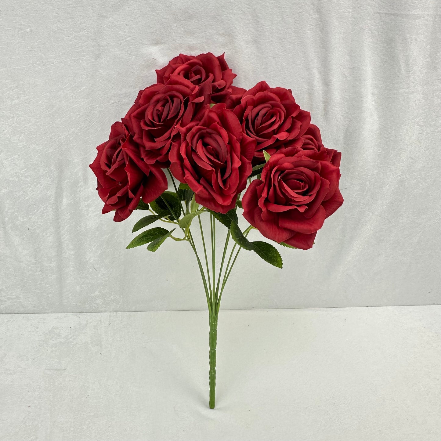 Red Silk Fruit Rose Bush - 9 Heads