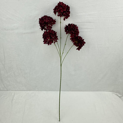 Red Silk Candy Hydrangea Bush - 5 Heads
