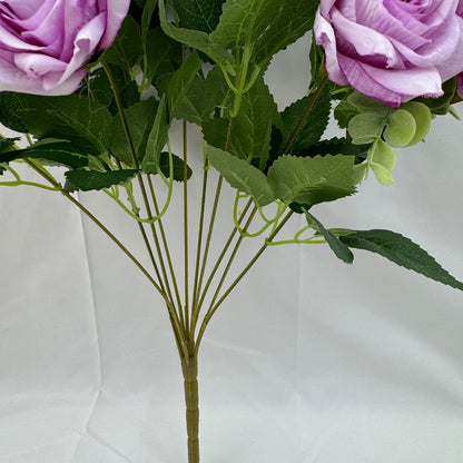 Lavender Silk Wedding Rose Bush - 11 Heads