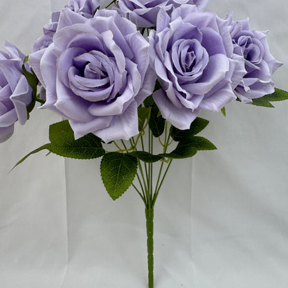 Lilac Silk Fruit Rose Bush - 9 Heads