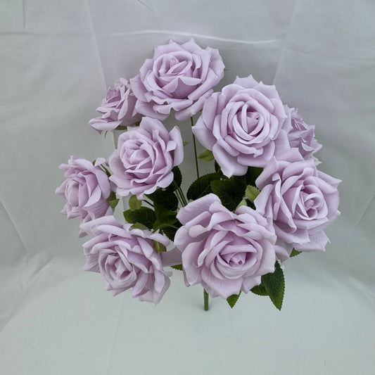 Lilac Silk Fruit Rose Bush - 9 Heads