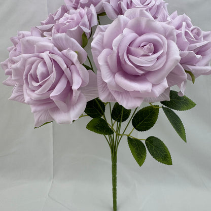 Lilac Silk Fruit Rose Bush - 9 Heads