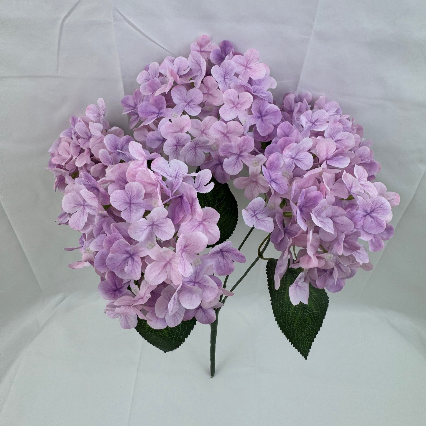 Lilac Silk 3D Hydrangea Bush - 5 Heads