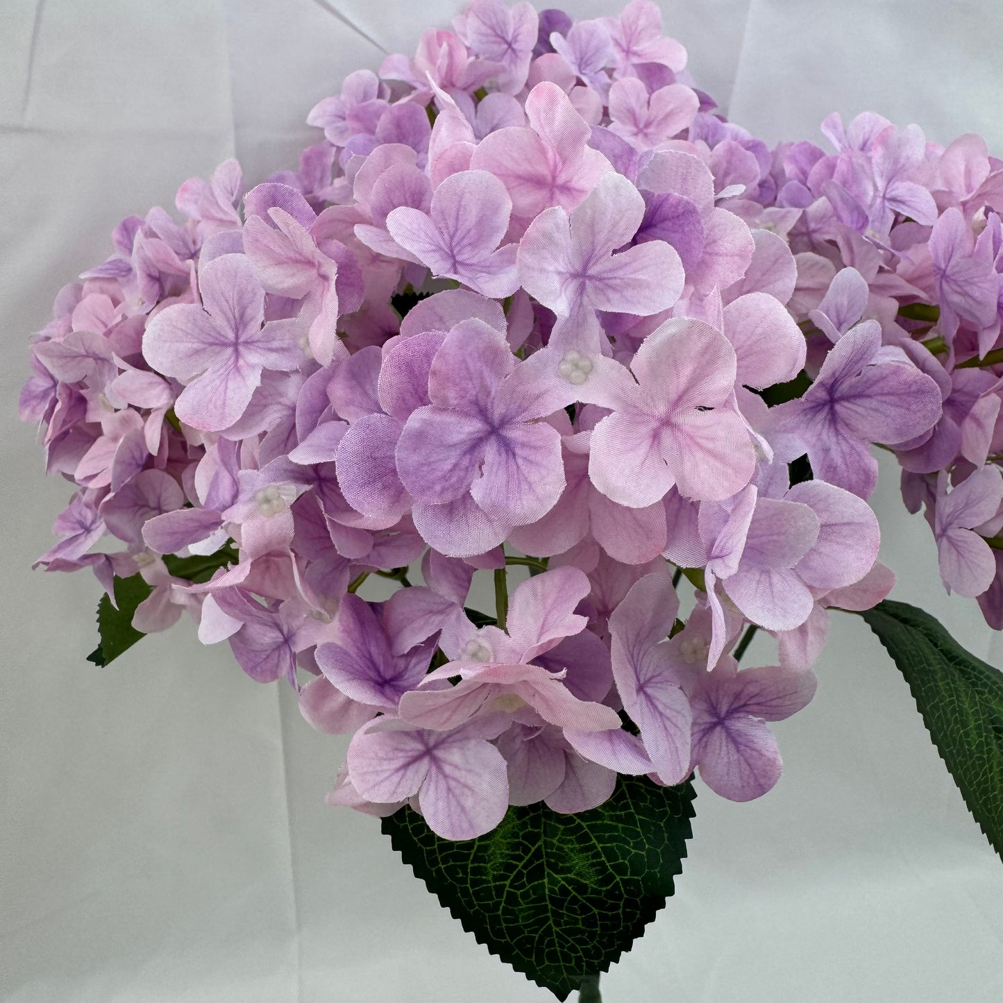 Lilac Silk 3D Hydrangea Bush - 5 Heads