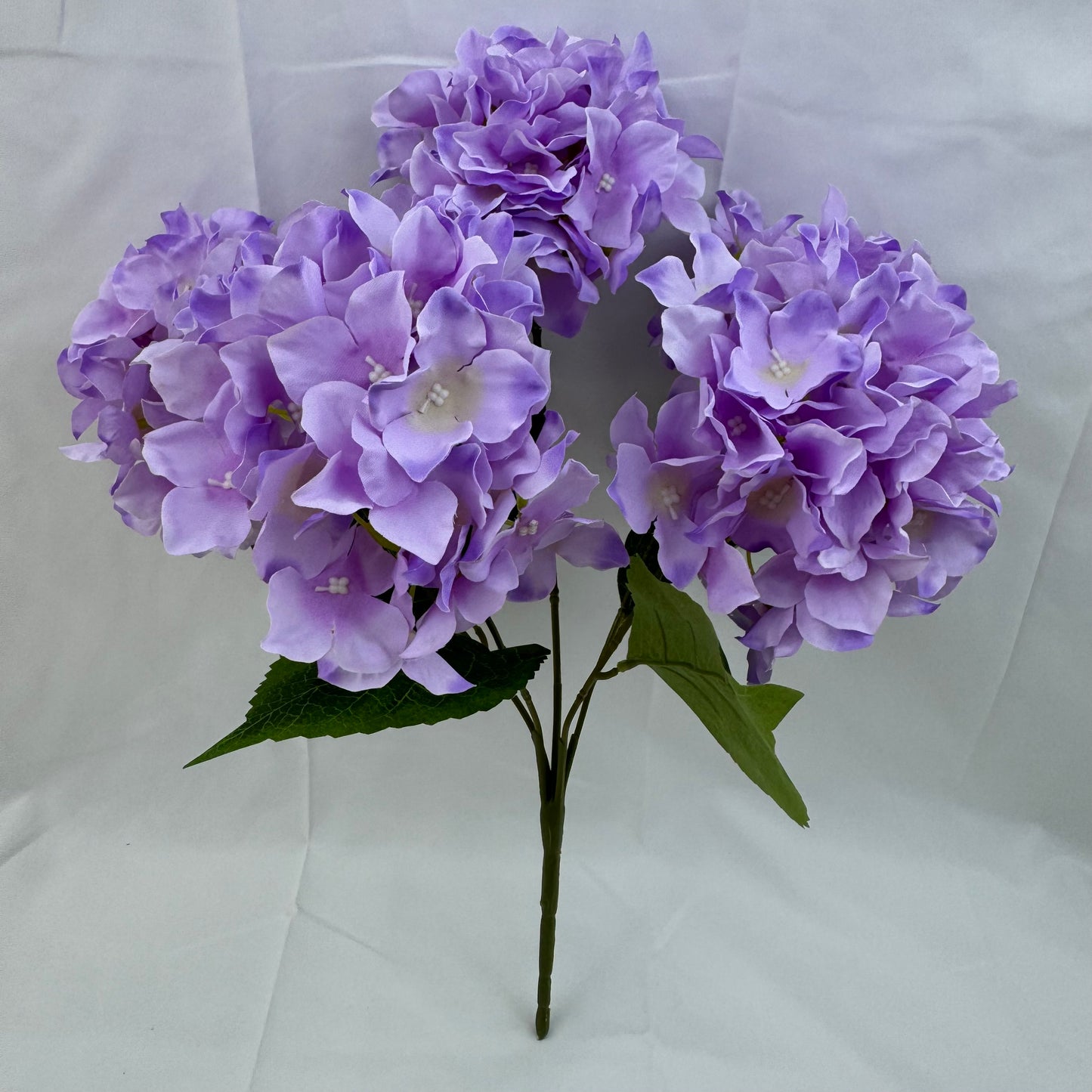 Lavender Silk 3D Hydrangea Bush - 5 Heads
