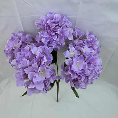 Lavender Silk 3D Hydrangea Bush - 5 Heads