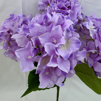 Lavender Silk 3D Hydrangea Bush - 5 Heads