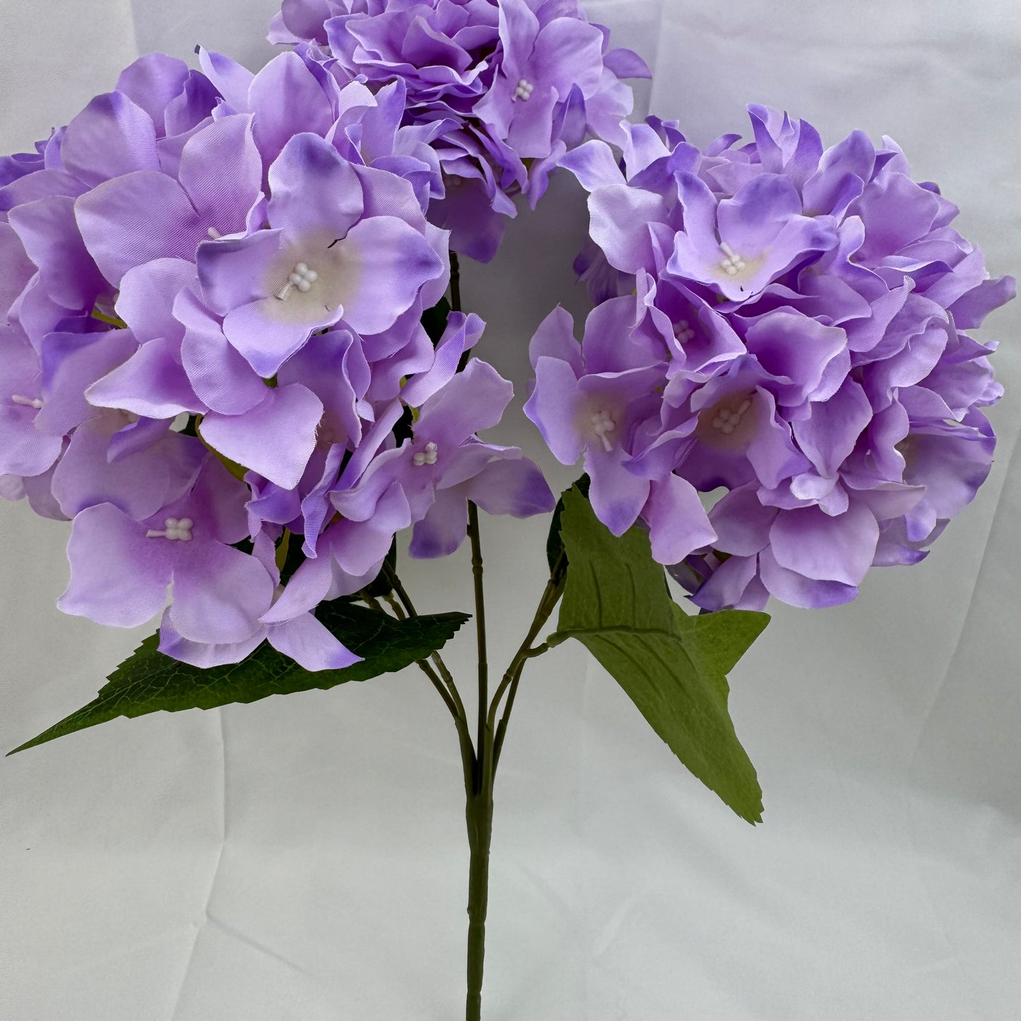 Lavender Silk 3D Hydrangea Bush - 5 Heads