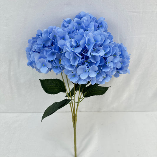 Blue Silk French Hydrangea Bush - 5 Heads