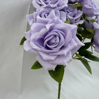 Lavender Silk Fruit Rose Bush - 9 Heads