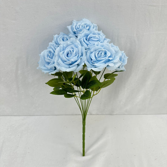 Blue Silk Fruit Rose Bush - 9 Heads