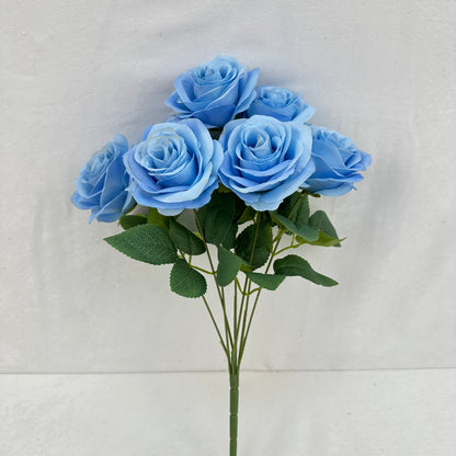 Blue Silk Happiness Rose Bush - 7 Heads