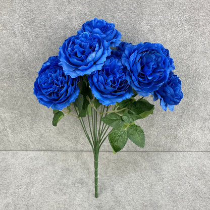 Blue Silk Lucky Ranunculus Bush - 12 Heads