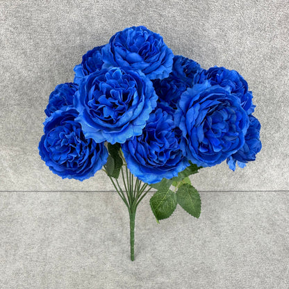 Blue Silk Lucky Ranunculus Bush - 12 Heads