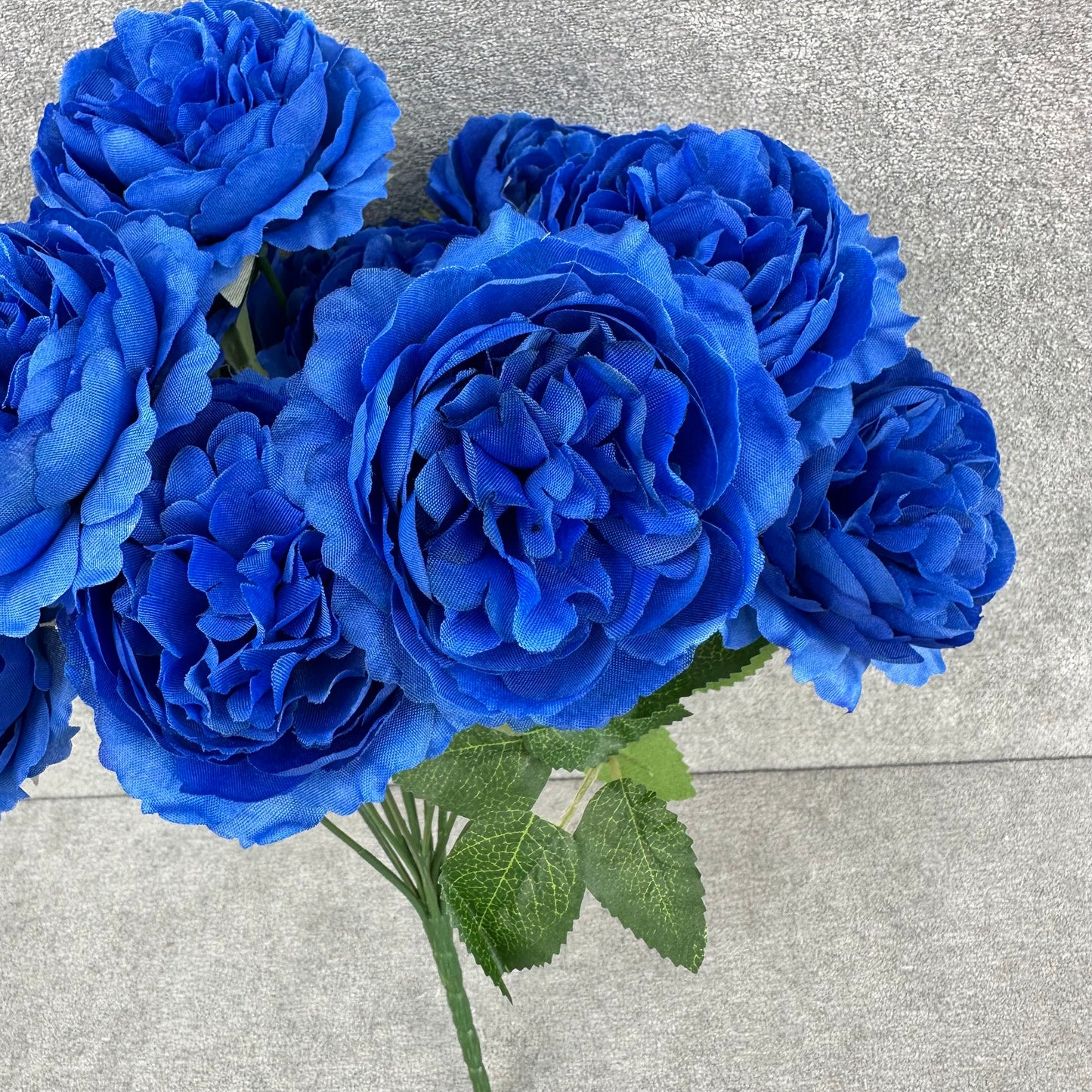 Blue Silk Lucky Ranunculus Bush - 12 Heads