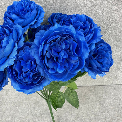 Blue Silk Lucky Ranunculus Bush - 12 Heads