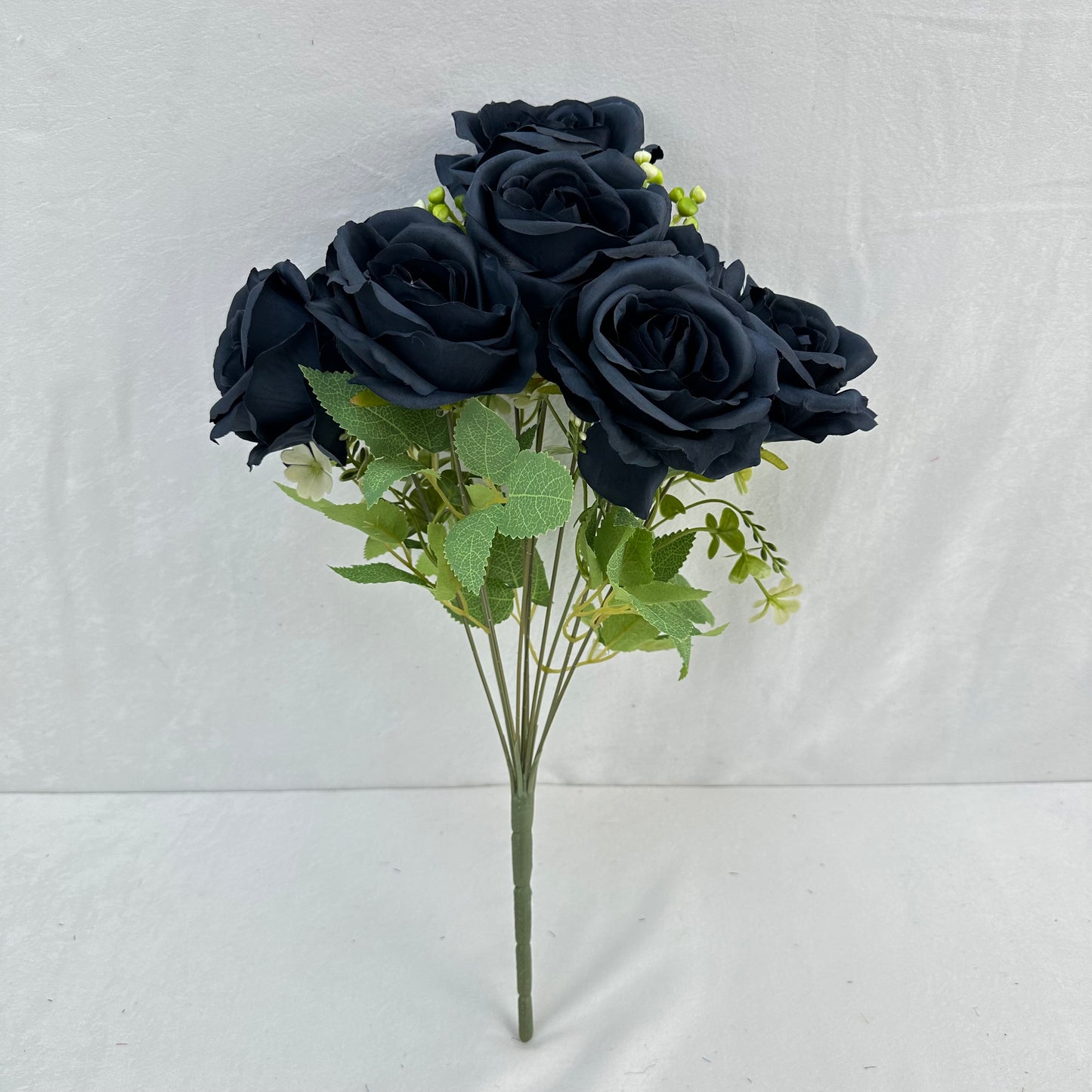Blue Silk Acacia Rose Bush - 10 Heads