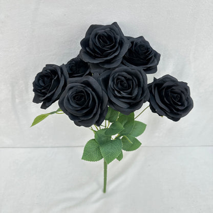 Black Silk Happiness Rose Bush - 7 Heads