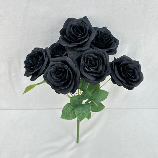 Black Silk Happiness Rose Bush - 7 Heads