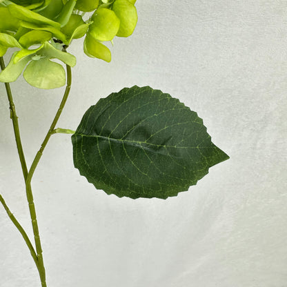Green Silk Pagoda Hydrangea Spray - 3 Heads