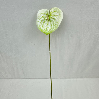 White Real Touch Anthurium Stem