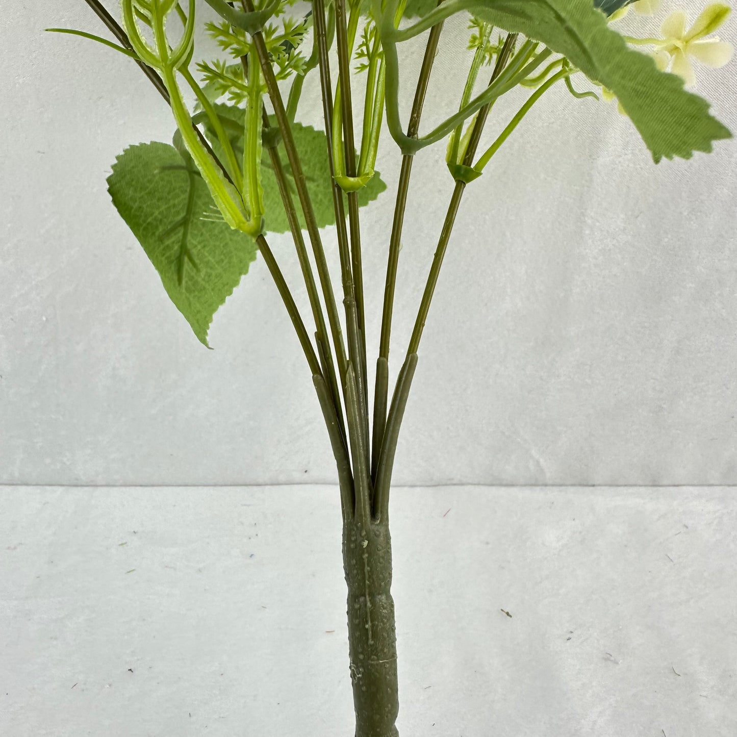 Green Silk Wedding Rose Bush - 7 Heads